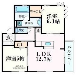 ルーチェ西洞院の物件間取画像